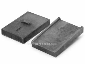 Set of 8 blades 504/10 – ALJU – wear-resistant spare part ACRO-PERDA