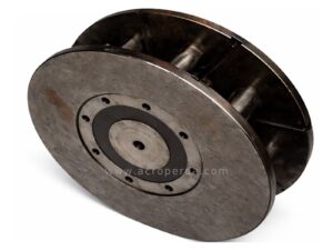 ROTOR – Blast wheel turbine  – D-400 turbine – CARLO-BANFI – wear-resistant spare part ACRO-PERDA