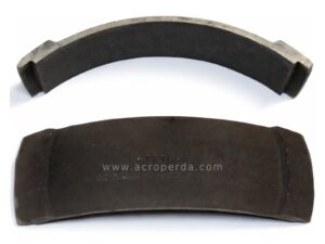 Blindage / Protection supérieur courbée 1545 – CARLO-BANFI – pièce d'usure ACRO-PERDA
