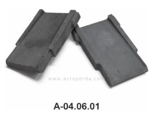 Jeu de 8 palettes 595016073 – DISA-WHEELABRATOR-GF-SCHLICK – pièce d'usure ACRO-PERDA